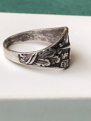 Silver ring world war - ring.,